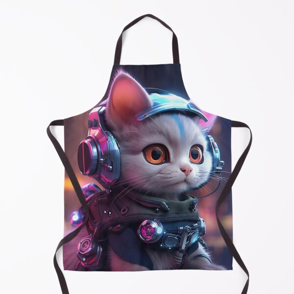 Item preview, cyberpunk dieselpunk cat designed and sold by nolutsch.