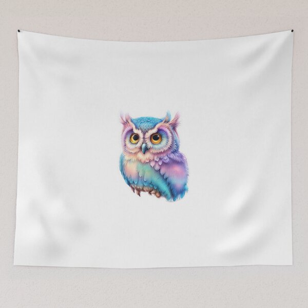 Item preview, Enchanted Night - A Majestic Owl in Fantasy Realm designed and sold by mdhanim.