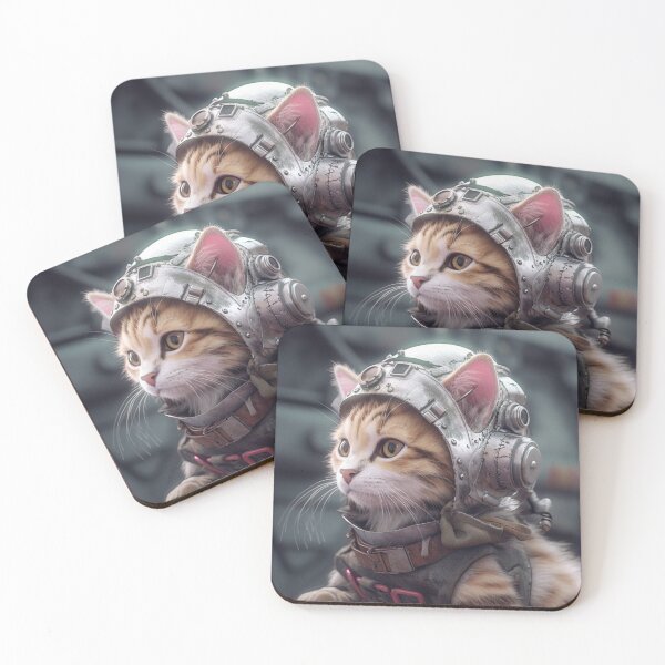 Item preview, cyberpunk dieselpunk cat designed and sold by nolutsch.