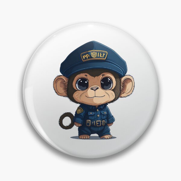 Item preview, Police monkey, you won't escape designed and sold by BaliamShop.