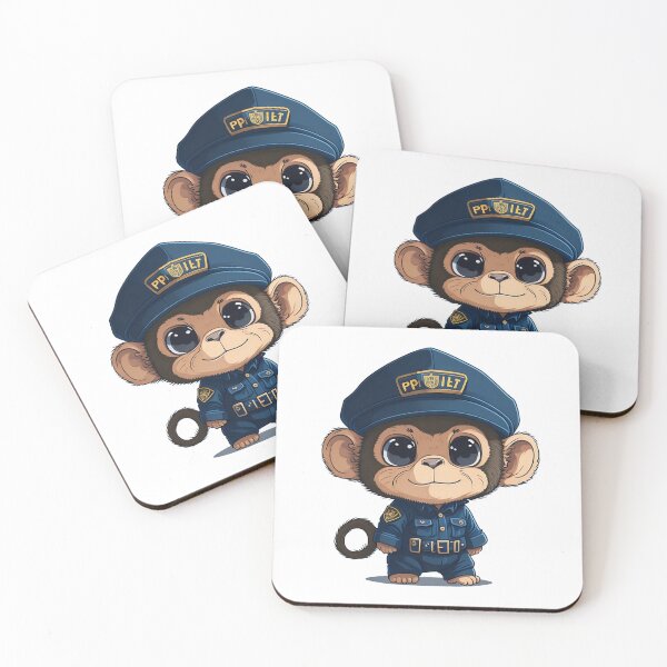 Item preview, Police monkey, you won't escape designed and sold by BaliamShop.
