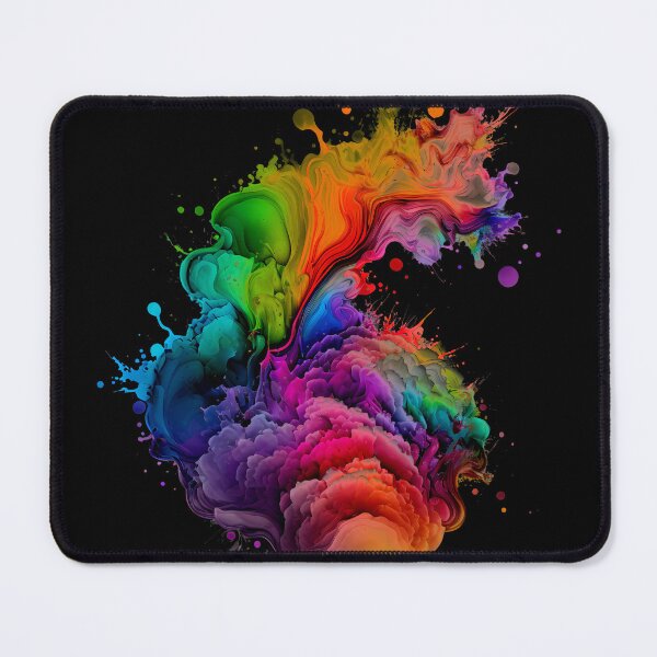 Item preview, Rainbow Paint Splash - Pride Month LGBTQ Support Ally - Simple Minimalist Original Artwork designed and sold by VenusInShade.