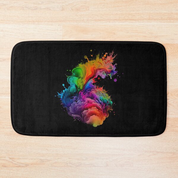 Item preview, Rainbow Paint Splash - Pride Month LGBTQ Support Ally - Simple Minimalist Original Artwork designed and sold by VenusInShade.