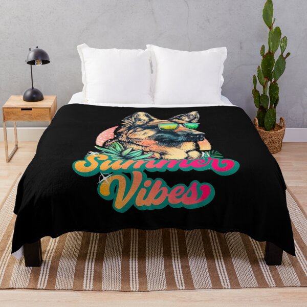 Item preview, German Shepherd Summer Vibes designed and sold by GO SHIRT-TEE.