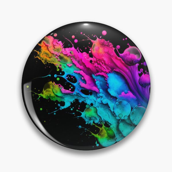 Item preview, Rainbow Paint Splash - Pride Month LGBTQ Support Ally - Simple Minimalist Original Artwork designed and sold by VenusInShade.