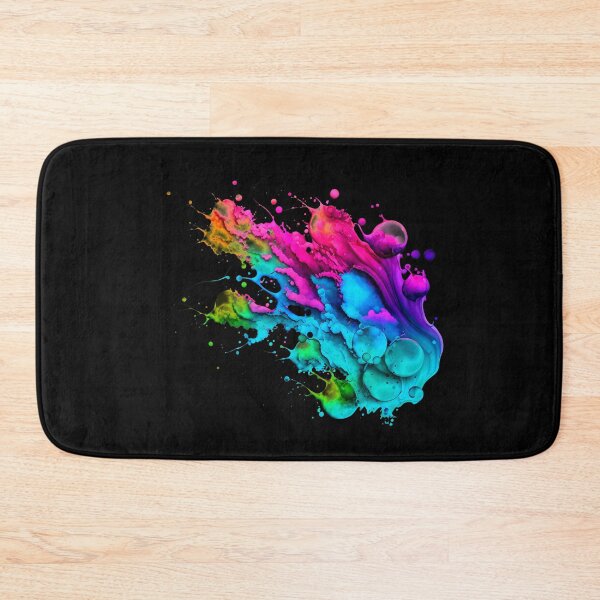 Item preview, Rainbow Paint Splash - Pride Month LGBTQ Support Ally - Simple Minimalist Original Artwork designed and sold by VenusInShade.