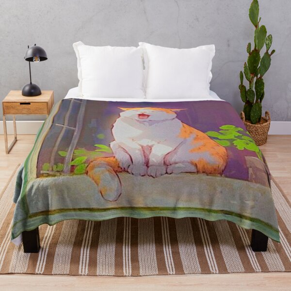 Item preview, Yawning ginger cat designed and sold by Hot-Anime-.