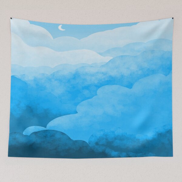 Item preview, Scenery of Blue Clouds designed and sold by HijabieUkhty.