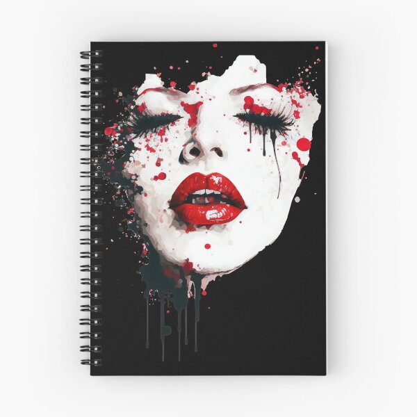 Item preview, Red and Black Face of Pride - Pride Month LGBTQ Feminism Trans Drag Support Ally - Simple Minimalist Original Artwork designed and sold by VenusInShade.