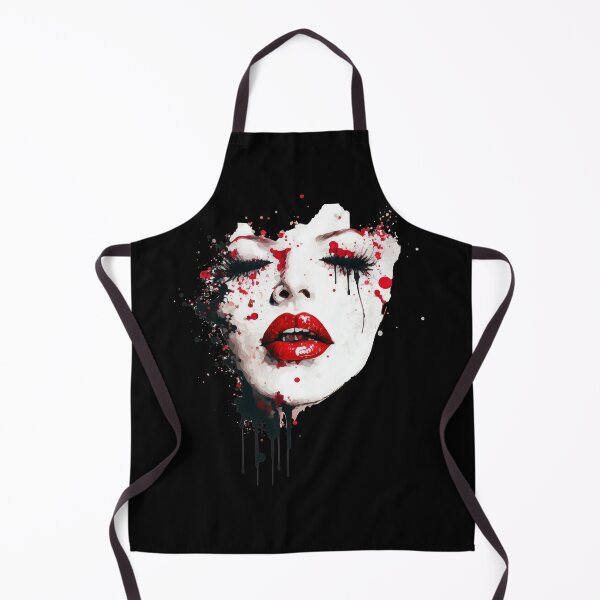 Item preview, Red and Black Face of Pride - Pride Month LGBTQ Feminism Trans Drag Support Ally - Simple Minimalist Original Artwork designed and sold by VenusInShade.