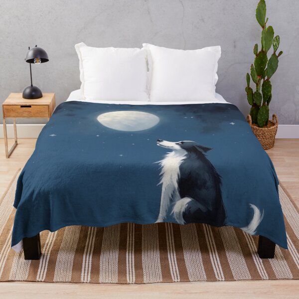 Item preview, Dog Love The Moon Print designed and sold by harperrjohn.