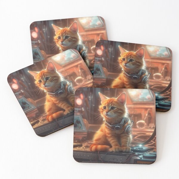 Item preview, cyberpunk dieselpunk cat designed and sold by nolutsch.