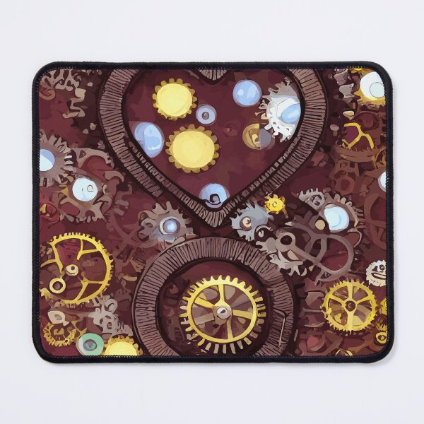 Item preview, Steampunk Love heart abstract designed and sold by LordEngy.