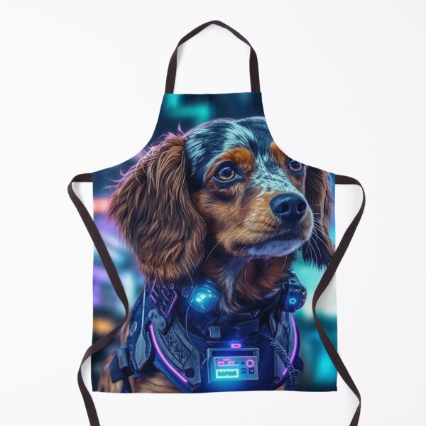 Item preview, cyberpunk dieselpunk dog designed and sold by nolutsch.
