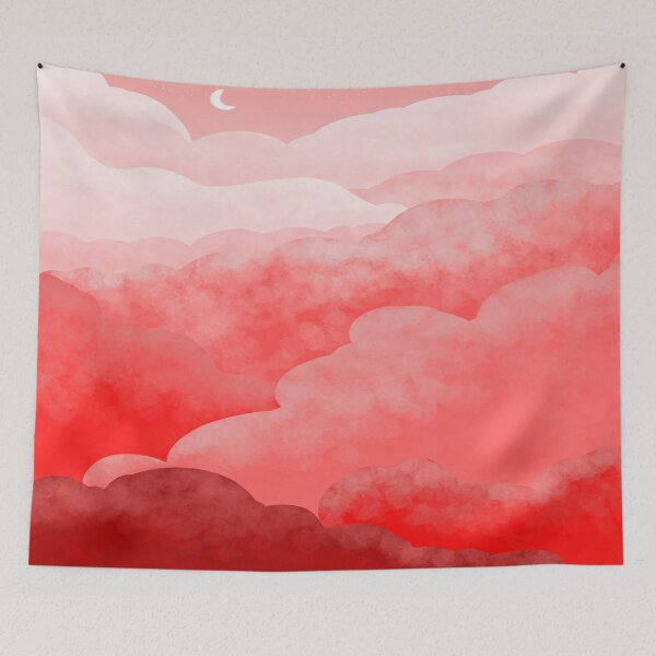 Item preview, Scenery of Red Clouds designed and sold by HijabieUkhty.