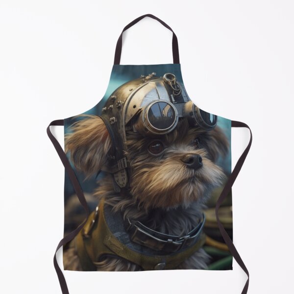 Item preview, cyberpunk dieselpunk dog designed and sold by nolutsch.