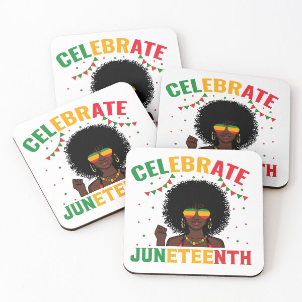 Item preview, JUNETEENTH STICKER & TSHIRT designed and sold by Pixiam-Design.