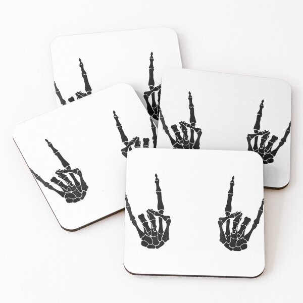 Item preview, Halloween Rock On Skeleton Hands designed and sold by DelicatedeBee.