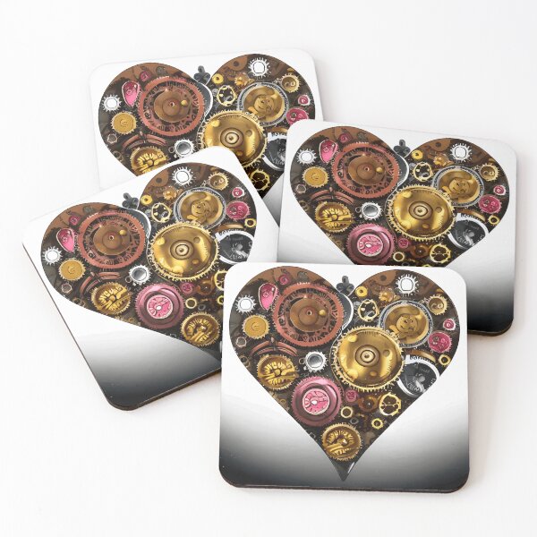 Item preview, Steampunk love heart abstract  designed and sold by LordEngy.