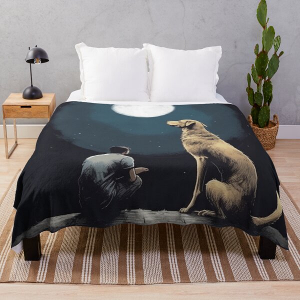 Item preview, Dog The Moon Print designed and sold by harperrjohn.