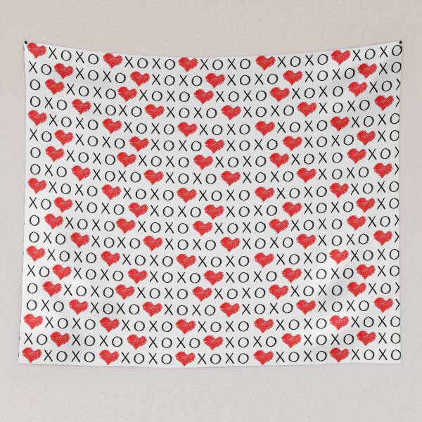 Item preview, XO Valentines day pattern designed and sold by ValentinaHramov.