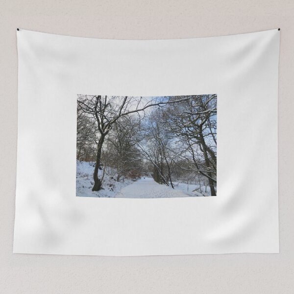 Item preview, Walking Through Scottish Woods on a Snowy Winter Day designed and sold by LynneBlair.