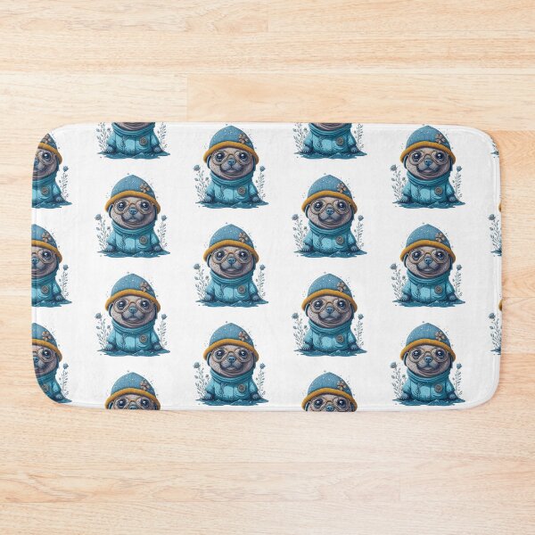 Item preview, Cute seal in winter clothes designed and sold by BaliamShop.