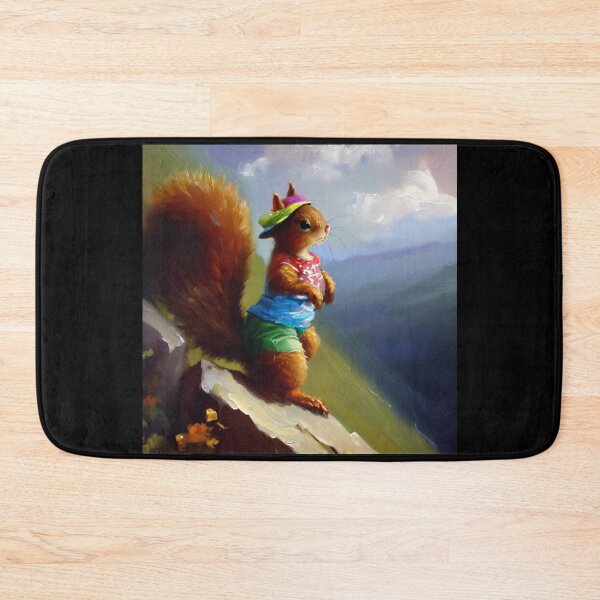 Item preview, Squirrel On a Mountain designed and sold by CrankyOldDude.