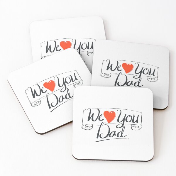 Item preview, We Love you DAD designed and sold by Pixiam-Design.