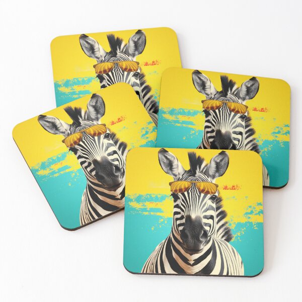 Item preview, zebra wear sunglasses  designed and sold by miraclemeows.