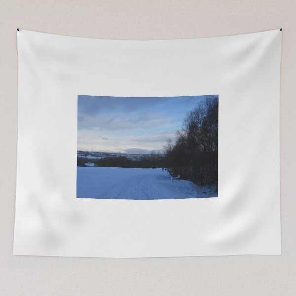 Item preview, Walking at Falkirk Wheel on a Snowy January Day designed and sold by LynneBlair.