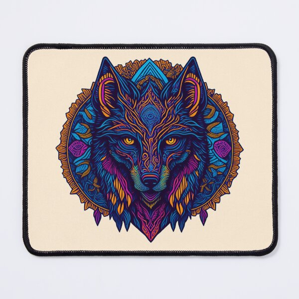 Item preview, Wolf Mandala Style Graphic designed and sold by shokA Design.