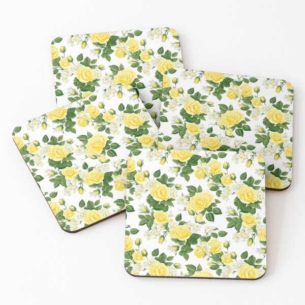 Item preview, Beautiful Yellow Roses Pattern designed and sold by Hibiskusmond.
