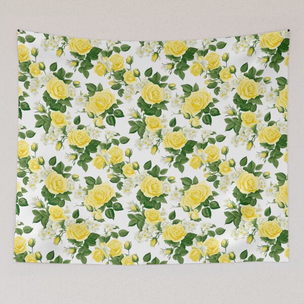 Item preview, Beautiful Yellow Roses Pattern designed and sold by Hibiskusmond.