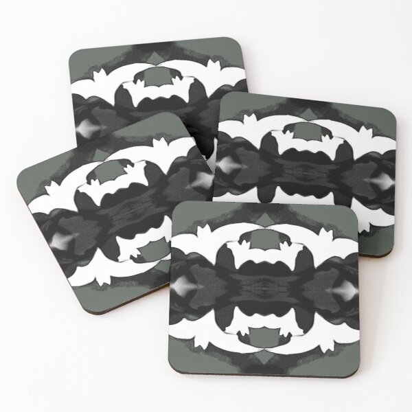 Item preview, Flying Bats Night Spirit Guardian Halloween Dark Night White Bats designed and sold by SpiritGifts.