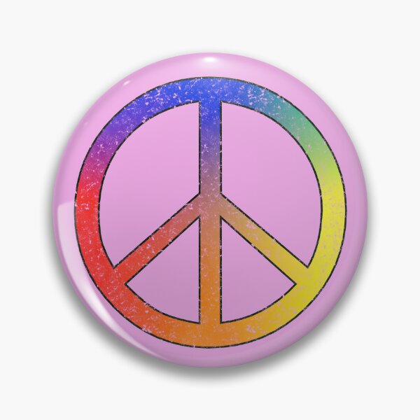 Item preview, Peace symbol in the colors of the rainbow designed and sold by elive.