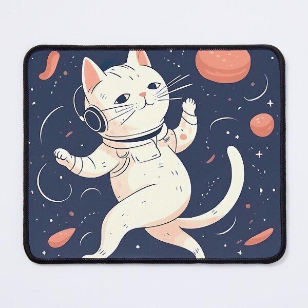Item preview, Space cat wakling designed and sold by luxlasors543.
