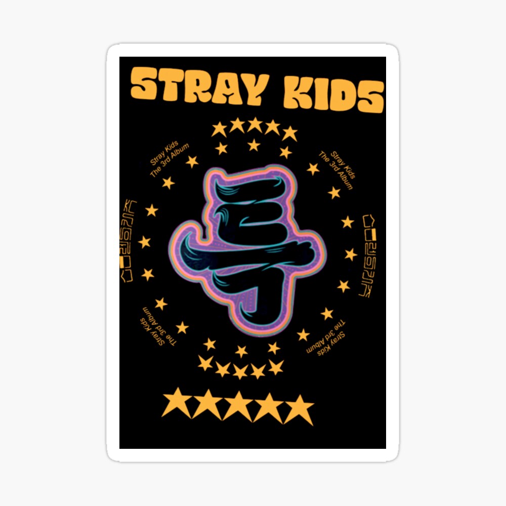 Stray Kids s class 5 star album poster logo skz kpop Poster for Sale by  Kpop-Noona