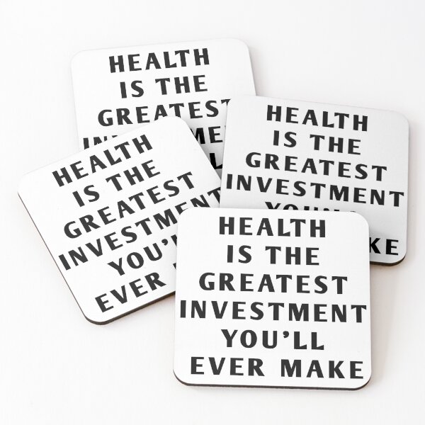 Item preview, Health is the Best Investment: Inspire with Style!" designed and sold by Idearea Design.