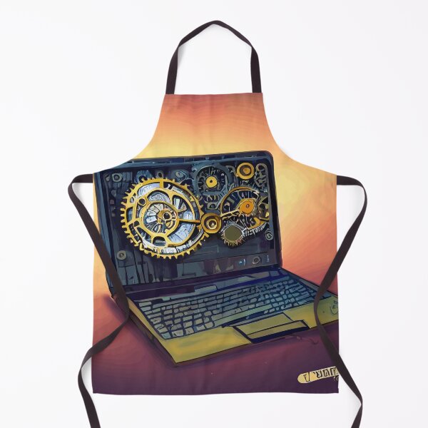 Item preview, Steampunk Laptop abstract  designed and sold by LordEngy.