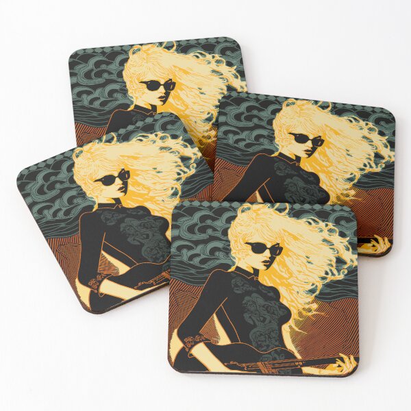 Item preview, Girl Playing the Guitar in the Wind designed and sold by SamJanner.