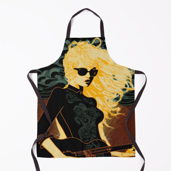 Item preview, Girl Playing the Guitar in the Wind designed and sold by SamJanner.