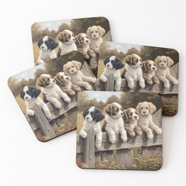 Item preview, Puppy Haven: Tales of Love and Wonder on the Wooden Fence designed and sold by luvablelifeform.