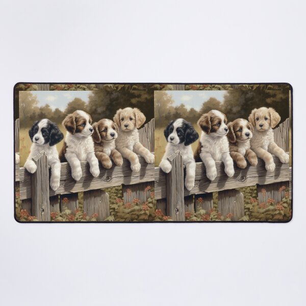 Item preview, Puppy Haven: Tales of Love and Wonder on the Wooden Fence designed and sold by luvablelifeform.