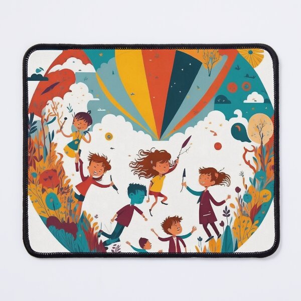 Item preview, kids and rainbow designed and sold by creativepankaj.