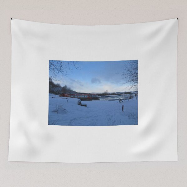Item preview, Falkirk Wheel on a Snowy Winter Day designed and sold by LynneBlair.
