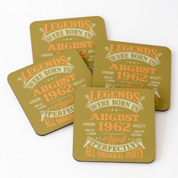 Item preview, 60th Birthday 	 Legends Born In August 1962 60 Years Old 	 	 designed and sold by krnrafqqgai99.