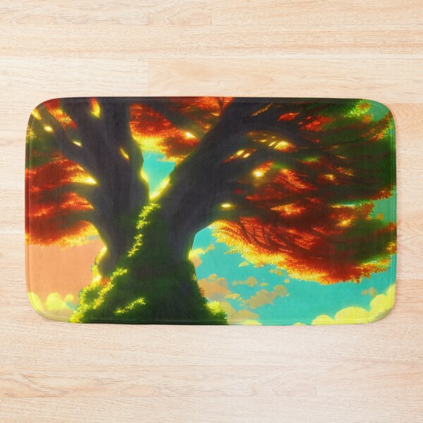 Item preview, Cartoon tree on a sun backdrop designed and sold by brandway.