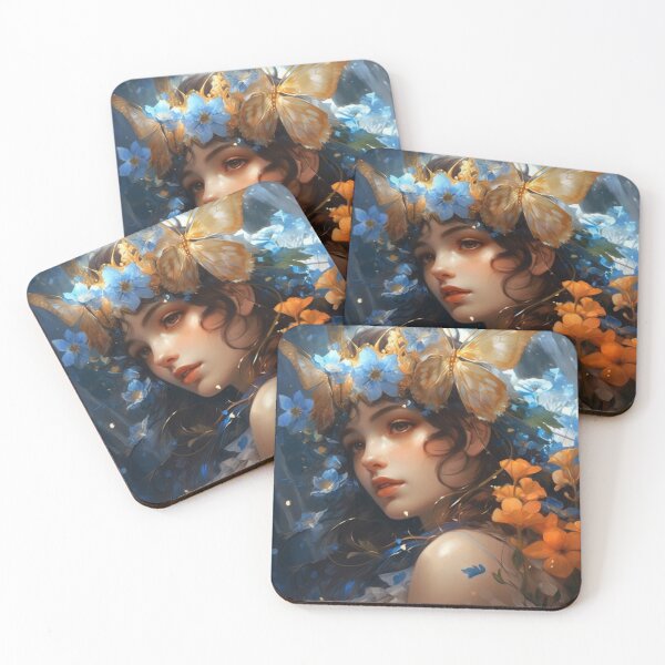Item preview, Lady Anagallis Arvensis - June 14 Birthday Bloom designed and sold by ZenEverAI.