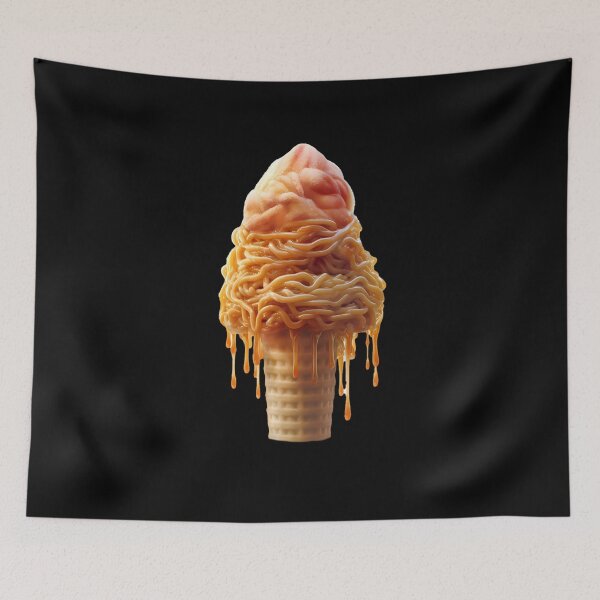 Item preview, Ice cream pasta - spaghetti ice cream - the refreshing way to cool off in summer - designed and sold by Pixelboys.